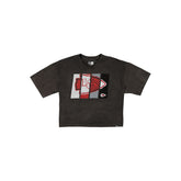 Kansas City Chiefs Sport Night Black Cropped Women's T-Shirt