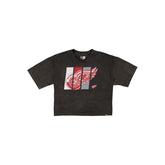 Detroit Red Wings Sport Night Black Cropped Women's T-Shirt