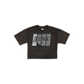 Los Angeles Kings Sport Night Black Cropped Women's T-Shirt