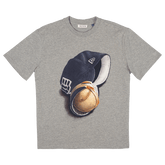 New Era Branded Telescoping '25 Heather Gray T-Shirt