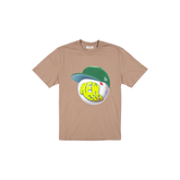 New Era Branded Big Head Greens Taupe Gray T-Shirt
