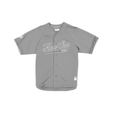 New Era Branded Batter's Eye Raglan Baseball Mirage Gray Jersey