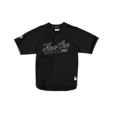 New Era Branded Batter's Eye Raglan Baseball Black Jersey
