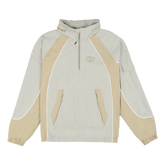 New Era Branded Retro-Tech NE2K Mirage Gray Half-Zip Track Pullover