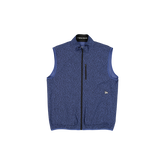 New Era Branded Indigo Bark Print Golf Vest