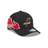 FC Dallas 2025 Jersey Hook Black 9FORTY M-Crown A-Frame Snapback Hat