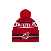 New Jersey Devils Classic Pom Knit Hat