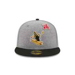 Pittsburgh Steelers Heather Gray Wool 59FIFTY Fitted Hat
