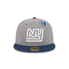 New York Giants Heather Gray Wool 59FIFTY Fitted Hat