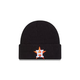 Houston Astros Waffle Stitch Knit Beanie Hat