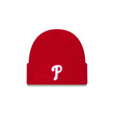Philadelphia Phillies Waffle Stitch Knit Beanie Hat