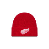 Detroit Red Wings Waffle Stitch Knit Beanie Hat