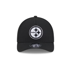 Pittsburgh Steelers Black & White 9FORTY M-Crown A-Frame Snapback Hat