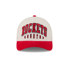 Houston Rockets Stacked Corduroy 9FORTY M-Crown A-Frame Snapback Hat