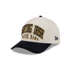 Notre Dame Fighting Irish Stacked Corduroy 9FORTY M-Crown A-Frame Snapback Hat