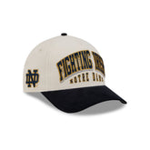 Notre Dame Fighting Irish Stacked Corduroy 9FORTY M-Crown A-Frame Snapback Hat