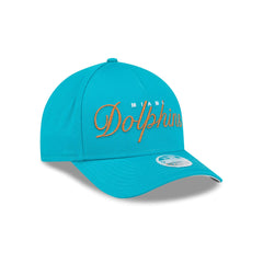 Miami Dolphins Metallic Women's 9FORTY M-Crown A-Frame Snapback Hat