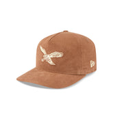 Philadelphia Eagles Nostalgic Brown Corduroy 19TWENTY Adjustable Hat