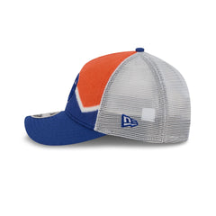 Edmonton Oilers Sock 9FORTY M-Crown A-Frame Trucker Hat