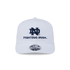 Notre Dame Fighting Irish Optic White Performance Stacked 9SEVENTY Stretch-Snap Hat