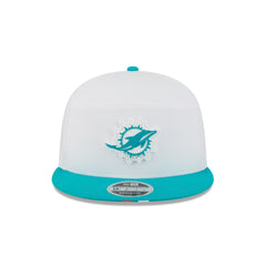 Miami Dolphins 2025 Training Split Panel 9FIFTY Snapback Hat