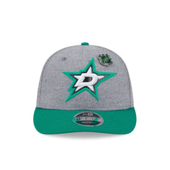 Dallas Stars Heather Gray Wool Low Profile 9FIFTY Snapback Hat
