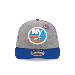 New York Islanders Heather Gray Wool Low Profile 9FIFTY Snapback Hat
