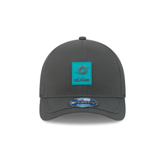 Miami Dolphins 2025 Sideline Cold Weather Steel Clouds 9FORTY M-Crown Snapback Hat