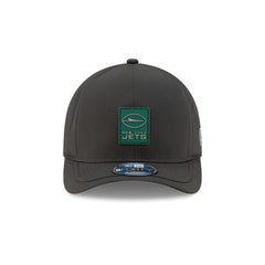New York Jets 2025 Sideline Cold Weather Steel Clouds 9FORTY M-Crown Snapback Hat