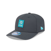 Miami Dolphins 2025 Sideline Cold Weather Steel Clouds 9SEVENTY Stretch-Snap Hat