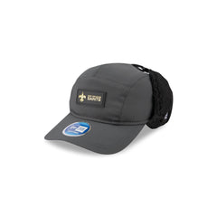 New Orleans Saints 2025 Sideline Cold Weather Steel Clouds Runner Dogear Adjustable Hat