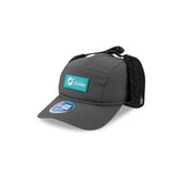 Miami Dolphins 2025 Sideline Cold Weather Steel Clouds Runner Dogear Adjustable Hat