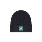 Green Bay Packers 2025 Sideline Cold Weather Steel Clouds Cuff Knit Beanie