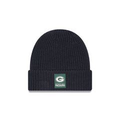 Green Bay Packers 2025 Sideline Cold Weather Steel Clouds Cuff Knit Beanie