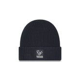 Houston Texans 2025 Sideline Cold Weather Steel Clouds Cuff Knit Beanie