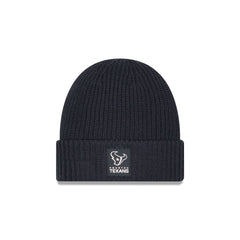 Houston Texans 2025 Sideline Cold Weather Steel Clouds Cuff Knit Beanie