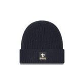 New Orleans Saints 2025 Sideline Cold Weather Steel Clouds Cuff Knit Beanie