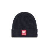 Kansas City Chiefs 2025 Sideline Cold Weather Steel Clouds Cuff Knit Beanie