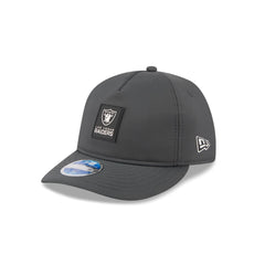 Las Vegas Raiders 2025 Sideline Cold Weather Steel Clouds Retro Crown 59FIFTY A-Frame Fitted Hat