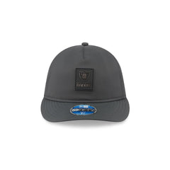 Las Vegas Raiders 2025 Sideline Cold Weather Steel Clouds Retro Crown 59FIFTY A-Frame Fitted Hat