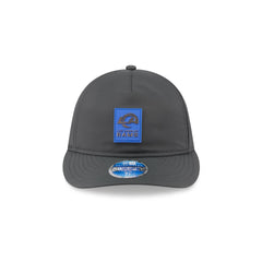 Los Angeles Rams 2025 Sideline Cold Weather Steel Clouds Retro Crown 59FIFTY A-Frame Fitted Hat