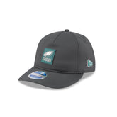 Philadelphia Eagles 2025 Sideline Cold Weather Steel Clouds Retro Crown 59FIFTY A-Frame Fitted Hat