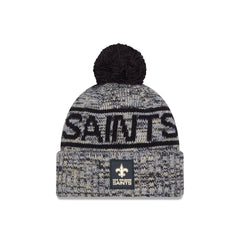 New Orleans Saints 2025 Sideline Cold Weather Pom Knit Hat