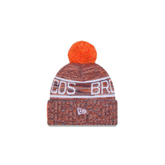 Denver Broncos 2025 Sideline Cold Weather Kids Pom Knit Hat