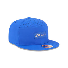 Los Angeles Rams 2025 Sideline Hot Weather Split Panel 9FIFTY Snapback Hat