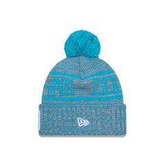 Miami Dolphins 2025 Sideline Cold Weather Gray Pom Knit Hat