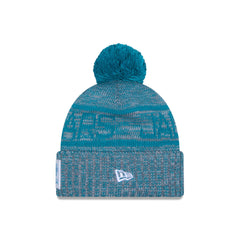 Jacksonville Jaguars 2025 Sideline Cold Weather Gray Pom Knit Hat