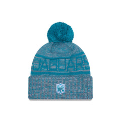 Jacksonville Jaguars 2025 Sideline Cold Weather Gray Pom Knit Hat