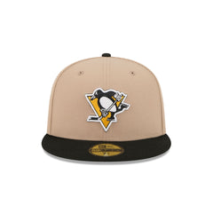 Pittsburgh Penguins Camel 59FIFTY Fitted Hat