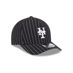 New York Mets Dotted Pinstripe 9FORTY M-Crown A-Frame Adjustable Hat